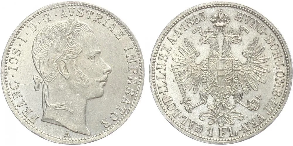Rakouská a spolková měna, 1857 - 1892 — 1