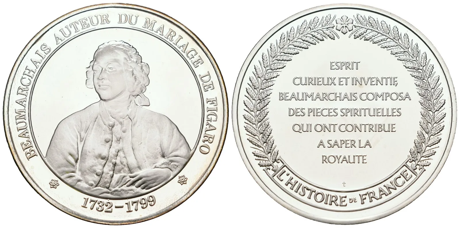 Francie - AR Medaile b.l. - Beaumarchais