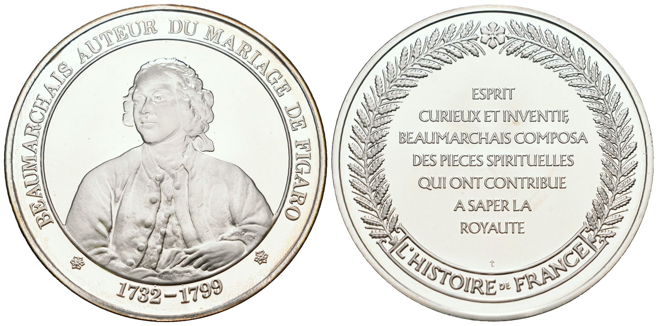 Francie - AR Medaile b.l. - Beaumarchais