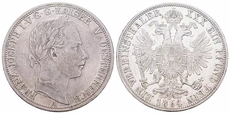 Tolar spolkový 1864 A