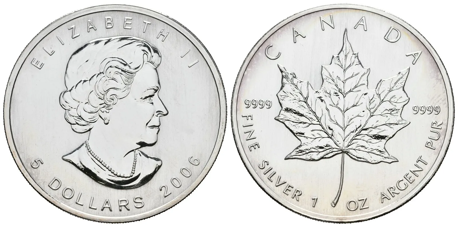 Kanada, 5 Dollars 2006 - Maple Leaf