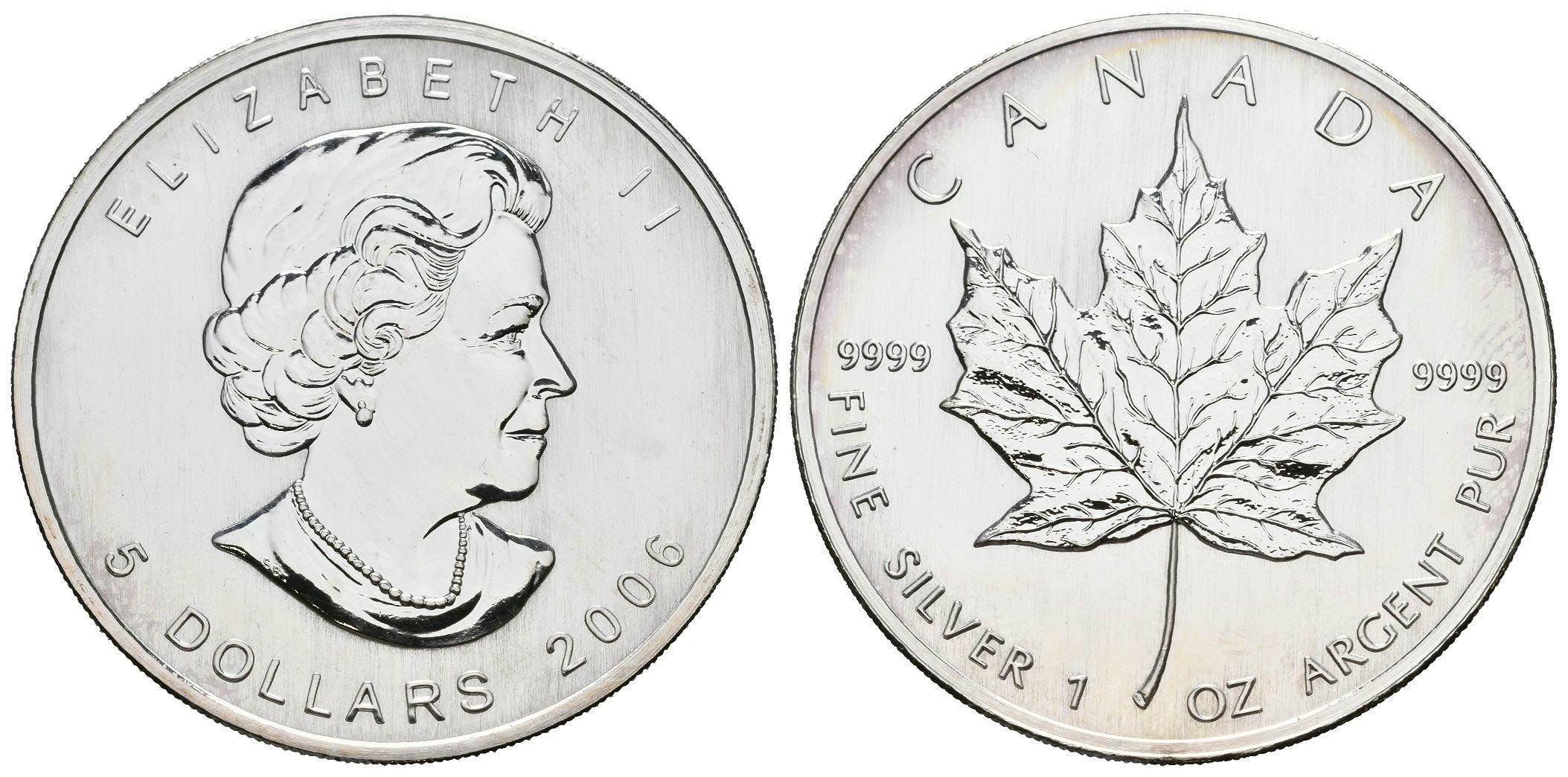 Kanada, 5 Dollars 2006 - Maple Leaf