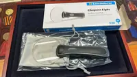 Lupa čtecí - Leuchtturm Choparz Light, bezrámová, svítící, zvětšení 2,5x