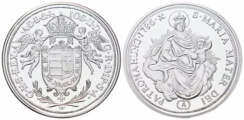Replika - Historický 1/2 tolar - Josef II., 1786