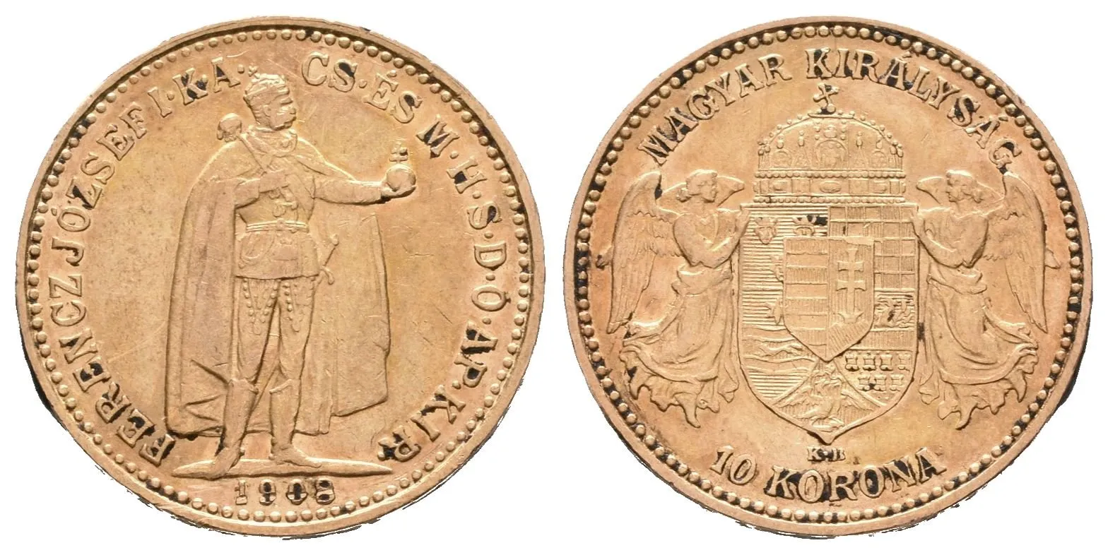 10 Koruna 1908 KB