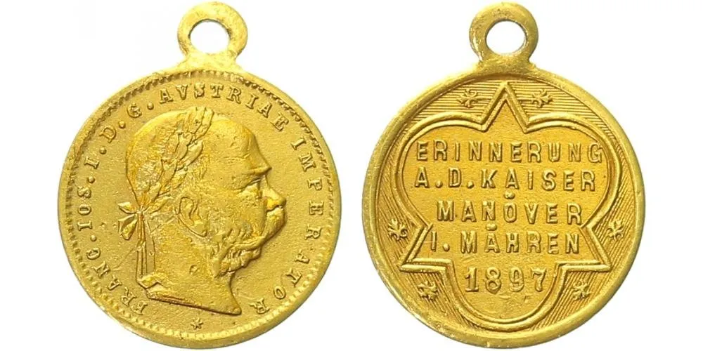 František Josef I., medaile vojenských manévrů — 1