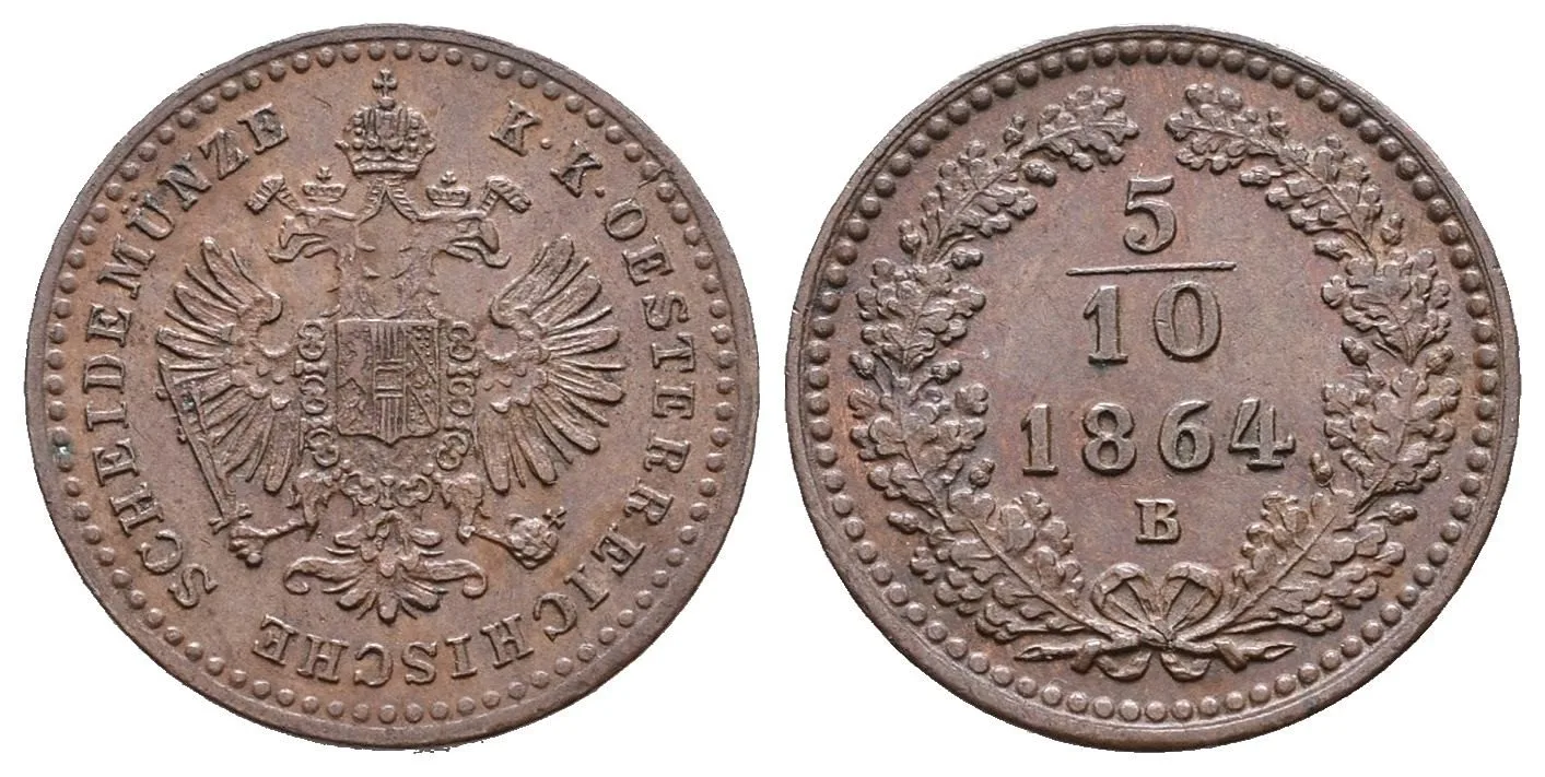 Rakouská a spolková měna, 1857 - 1892 — 1
