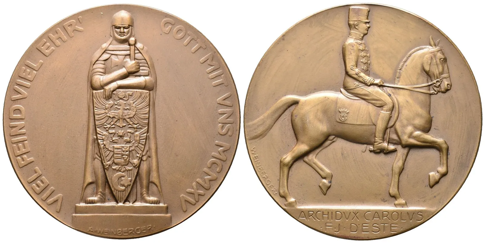 Weinberger Anton Rudolf -Arcivévoda Karel d’Este