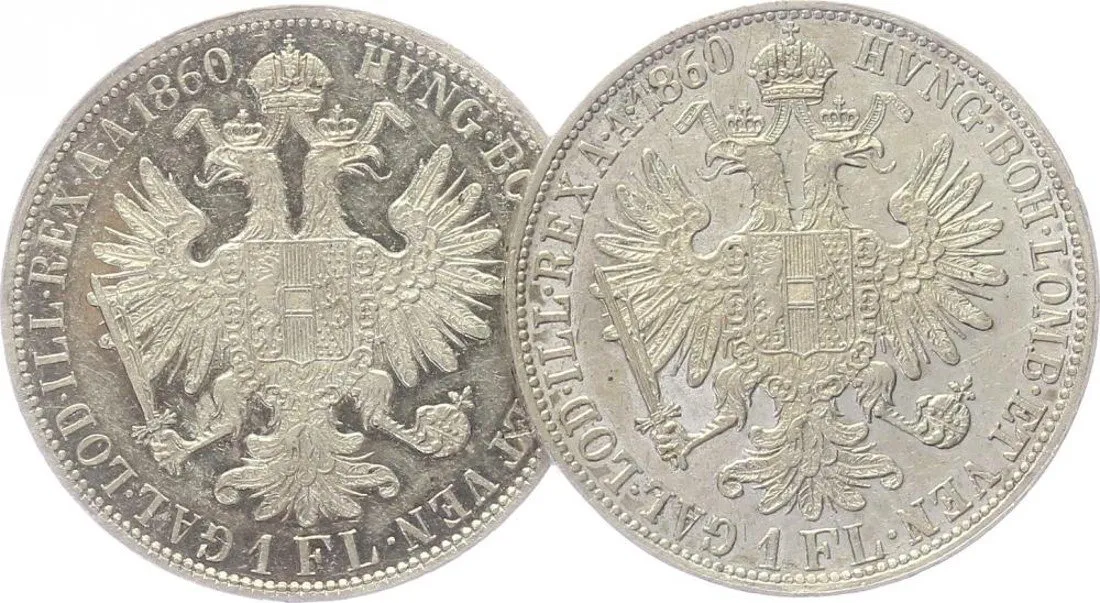 Rakouská a spolková měna, 1857 - 1892 — 1
