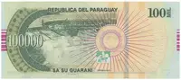 Paraguay, 100.000 Guaranies 2013, P.237a - fotografie 2