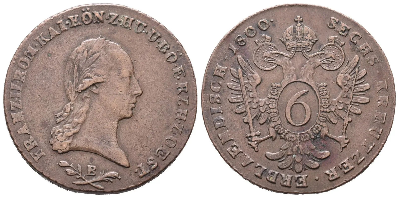 František II., 6 Krejcar 1800 B