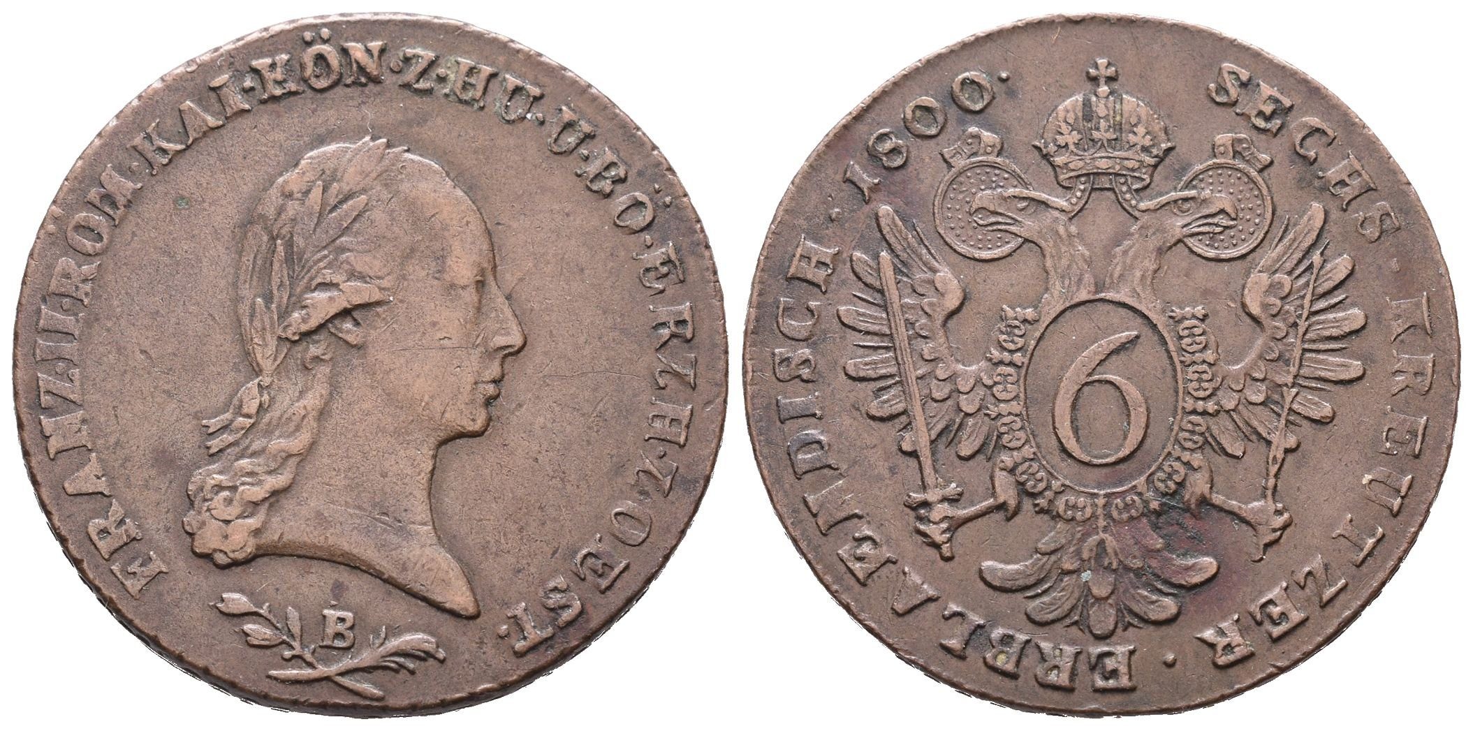 František II., 6 Krejcar 1800 B