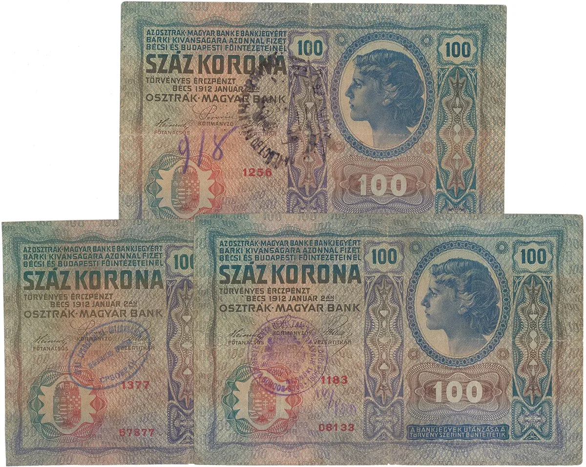 Razítkované R-U bankovky na Balkáně 1919-1921 — 1