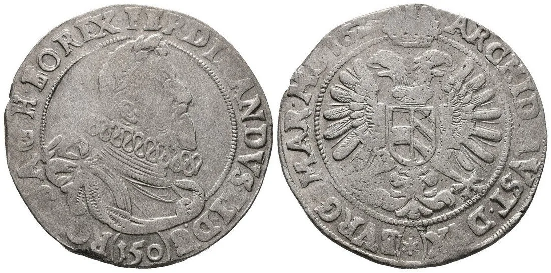 Ferdinand II., 1619 - 1637 (Mince kiprová) — 1