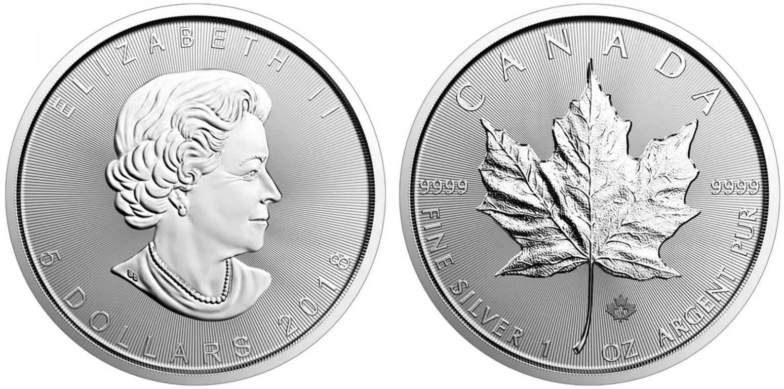 Kanada, 5 Dollars 2018 - Maple Leaf