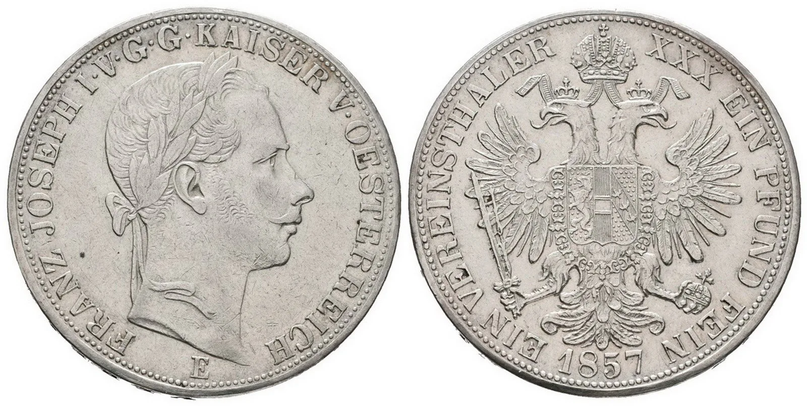 Rakouská a spolková měna, 1857 - 1892 — 1