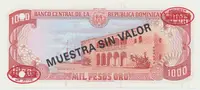 Dominikánská republika, 1000 Pesos Oro 1994, P.138s3 - fotografie 2