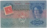 20 Koruna 1913 (1919), I. vydání, Hej.2