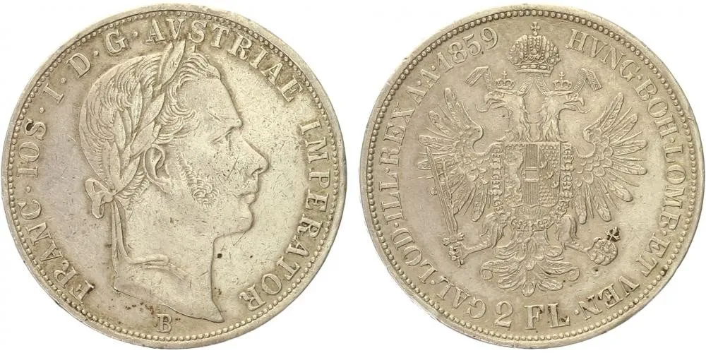 Rakouská a spolková měna, 1857 - 1892 — 1