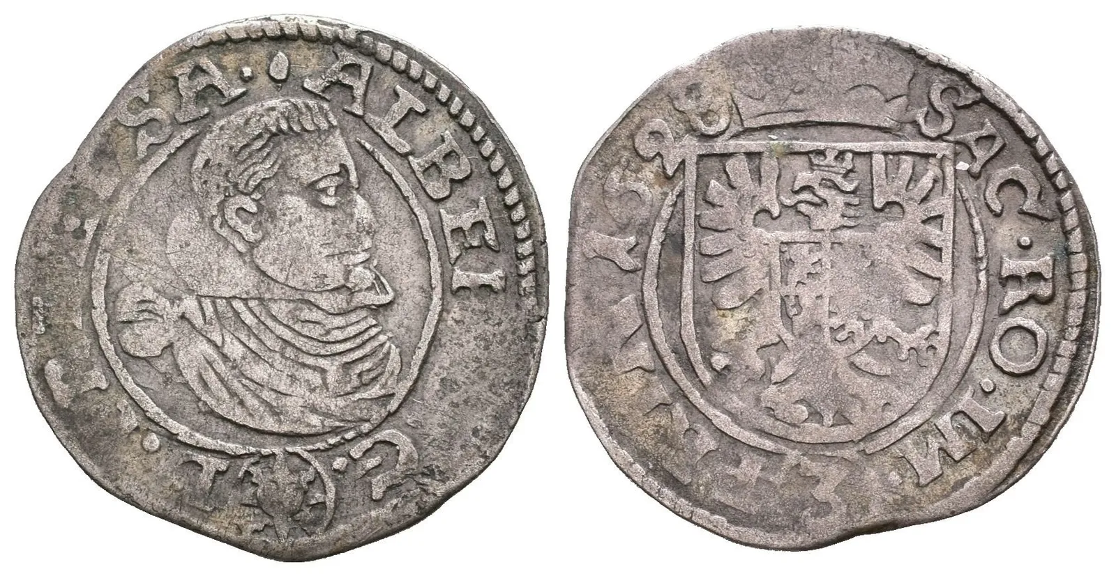 3 Krejcar 1628, Jičín-Reick, Nech.48, Ch.299-302, — 1