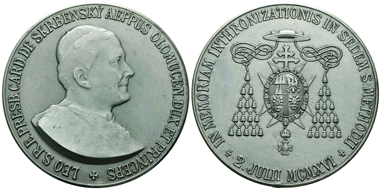 Olomouc - arcibiskupství, Lev Skrbenský, 1916 - 1920 — 1