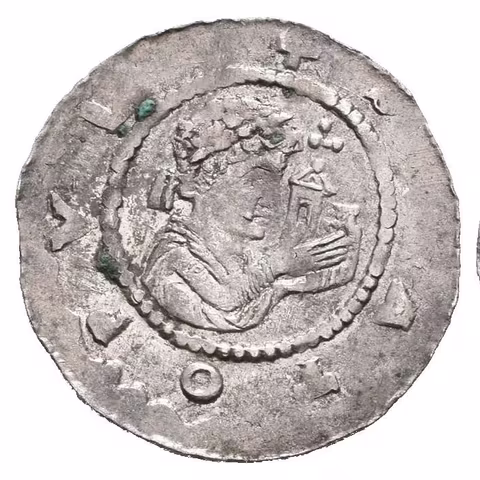 Denár, Cach 460, pěkná zachovalost, tmavá patina, lehce ned. a exc. (0,81 g)