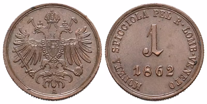 1 Soldo 1862 A