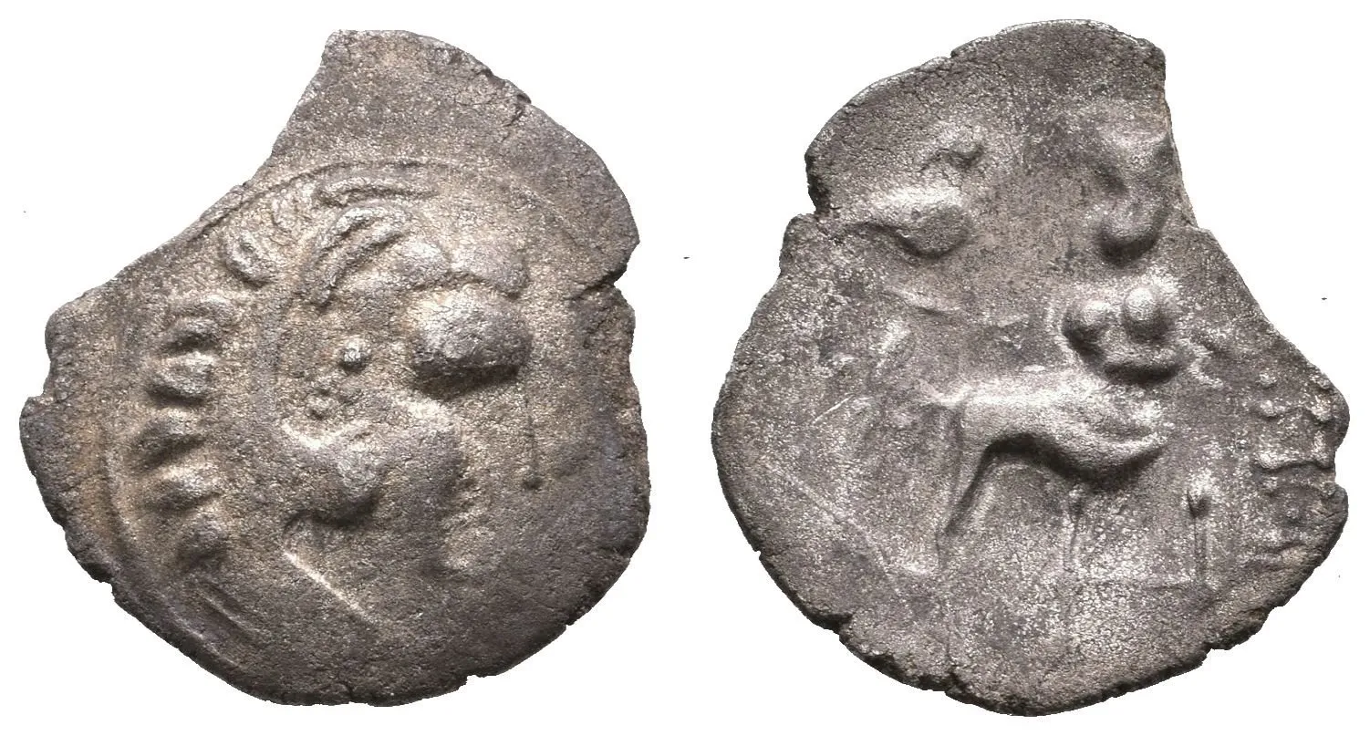 Drachma, typ Alexander III., Hlava Heracla ve lví kůži zprava / Sedící Zeus — 1