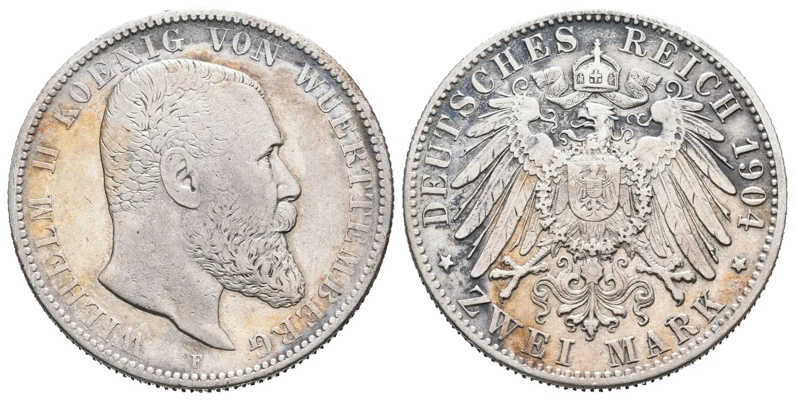 Württembersko, 2 Marka 1904
