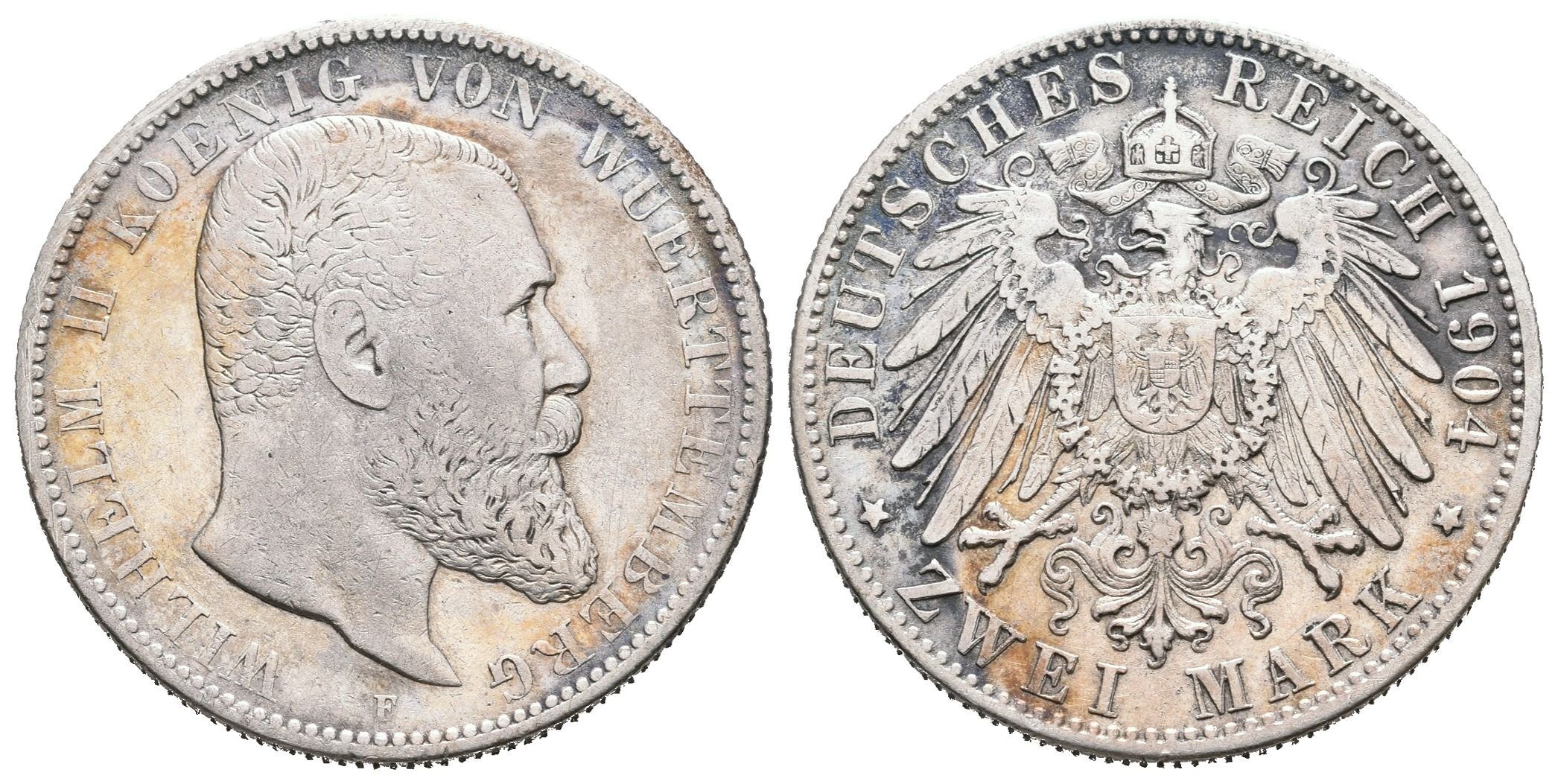 Württembersko, 2 Marka 1904