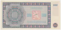 1000 Koruna 1945, I. vydání, série B, Hej.78b - fotografie 2