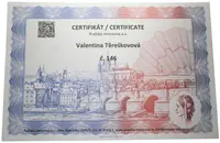 AR Medaile b.l. (2013) - Valentina Těreškovová - 50. výročí první ženy ve vesmíru - fotografie 2