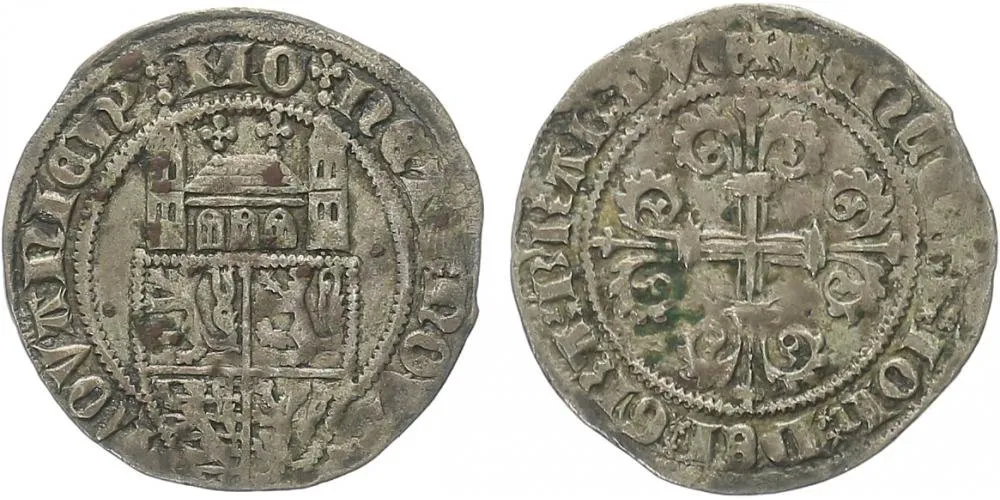 Belgie - Brabant, Jana Brabantská a Václav Lucemburský, 1355 - 1383 — 1