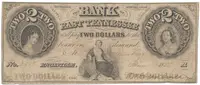 USA - Tennessee, 2 Dollar 1855