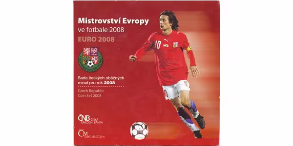 Ročníková sada mincí 2008 - Mistrovství Evropy ve fotbale