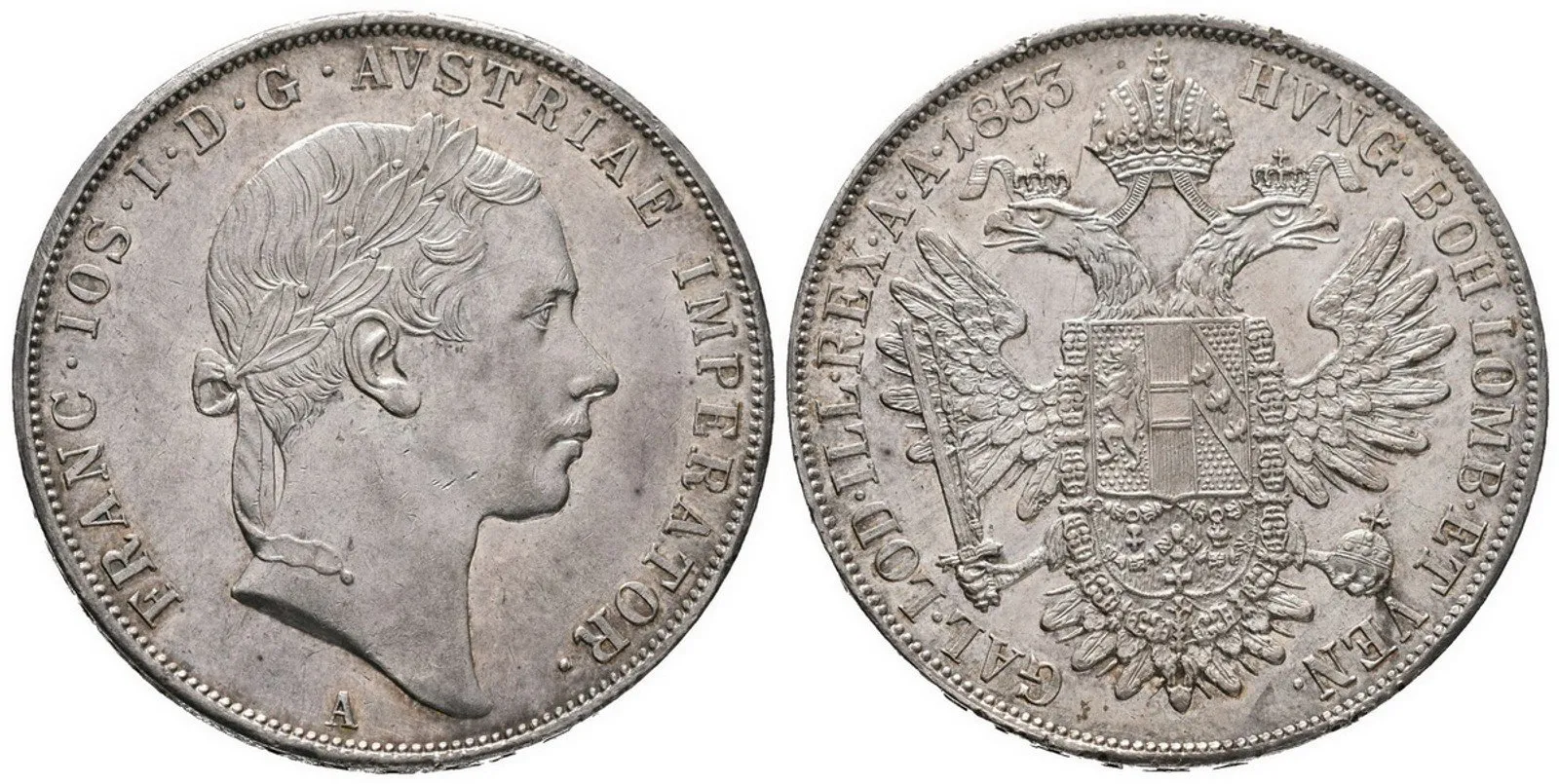 Konvenční měna, 1848 - 1857 — 1