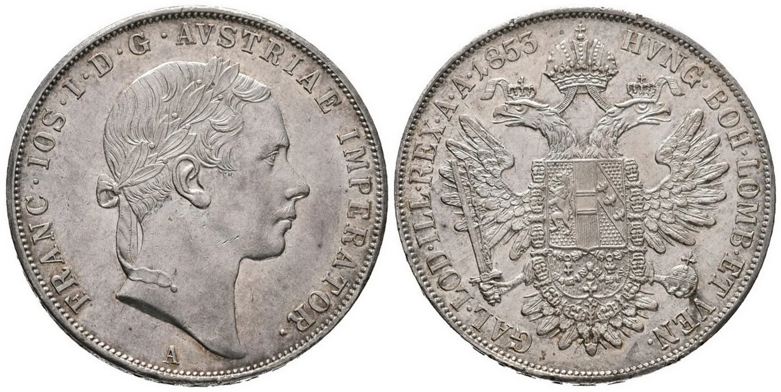 Konvenční měna, 1848 - 1857 — 1
