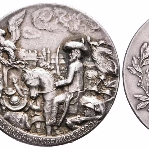 AR Medaile 1909 (F. Hoffsttäter) - Slavnostní střelby k 100. výročí tyrolského povstání