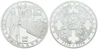 Stříbrná investiční medaile - Stavba Hladové zdi - Ag 24,5 g - 999/1000 + Certifikát