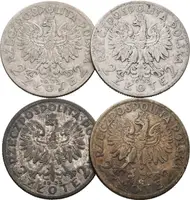 Polsko, 2 Zloté 1933 - 4 kusy - fotografie 2