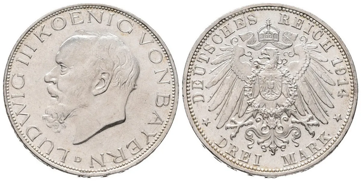 Bavorsko, Ludwig III., 1913 - 1918 — 1