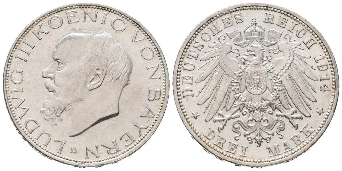 Bavorsko, Ludwig III., 1913 - 1918 — 1