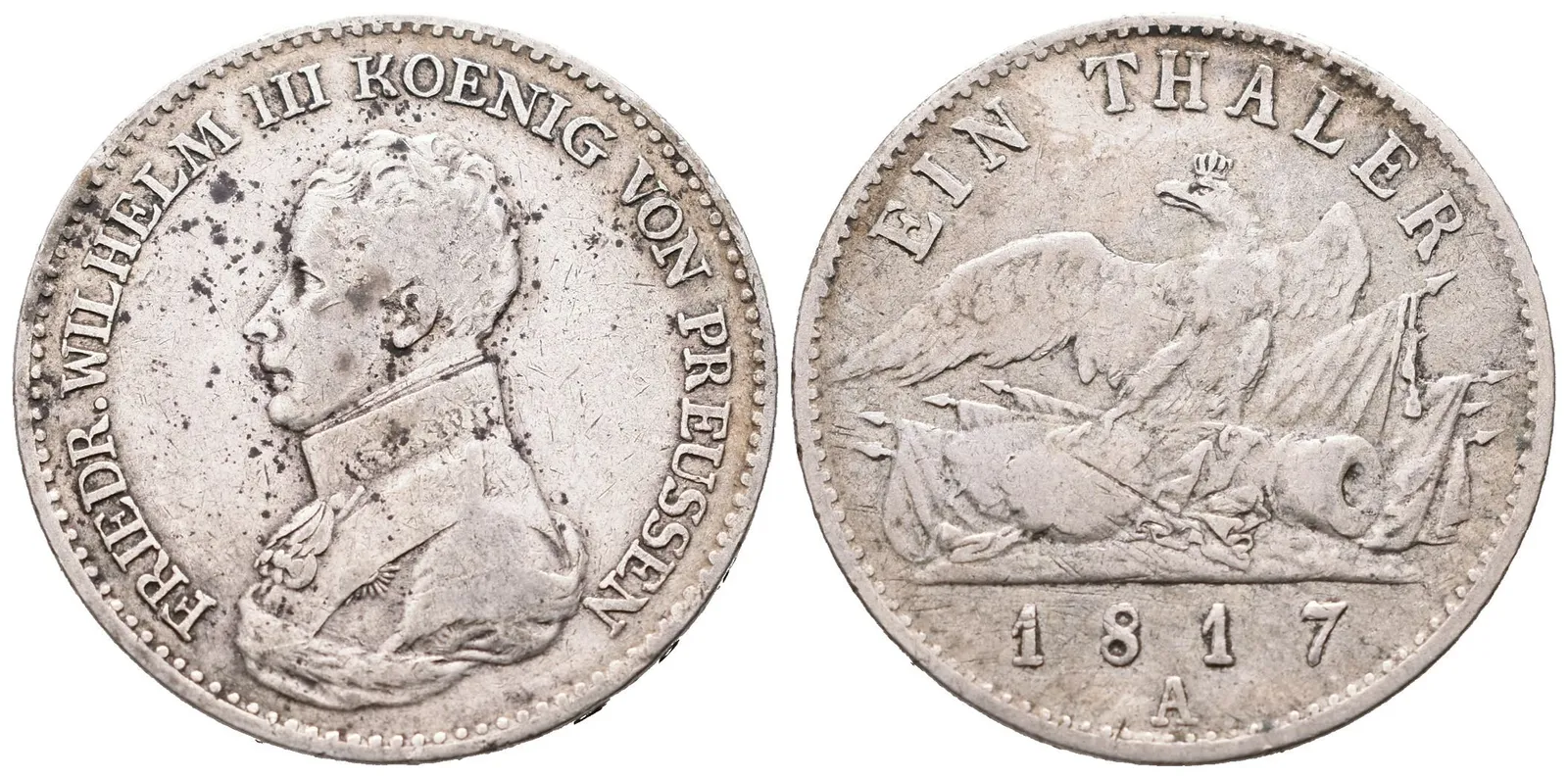 Prusko, Tolar 1817 A