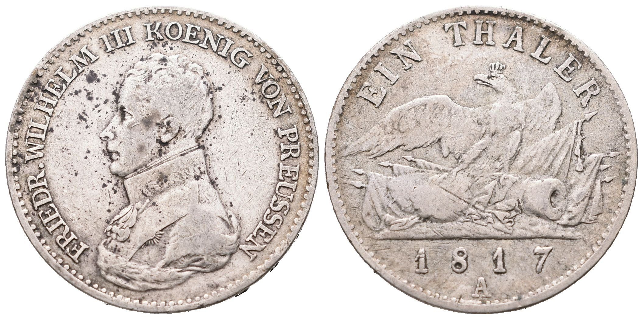 Prusko, Tolar 1817 A