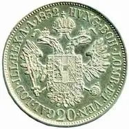 Konvenční měna, 1848 - 1857 — 2