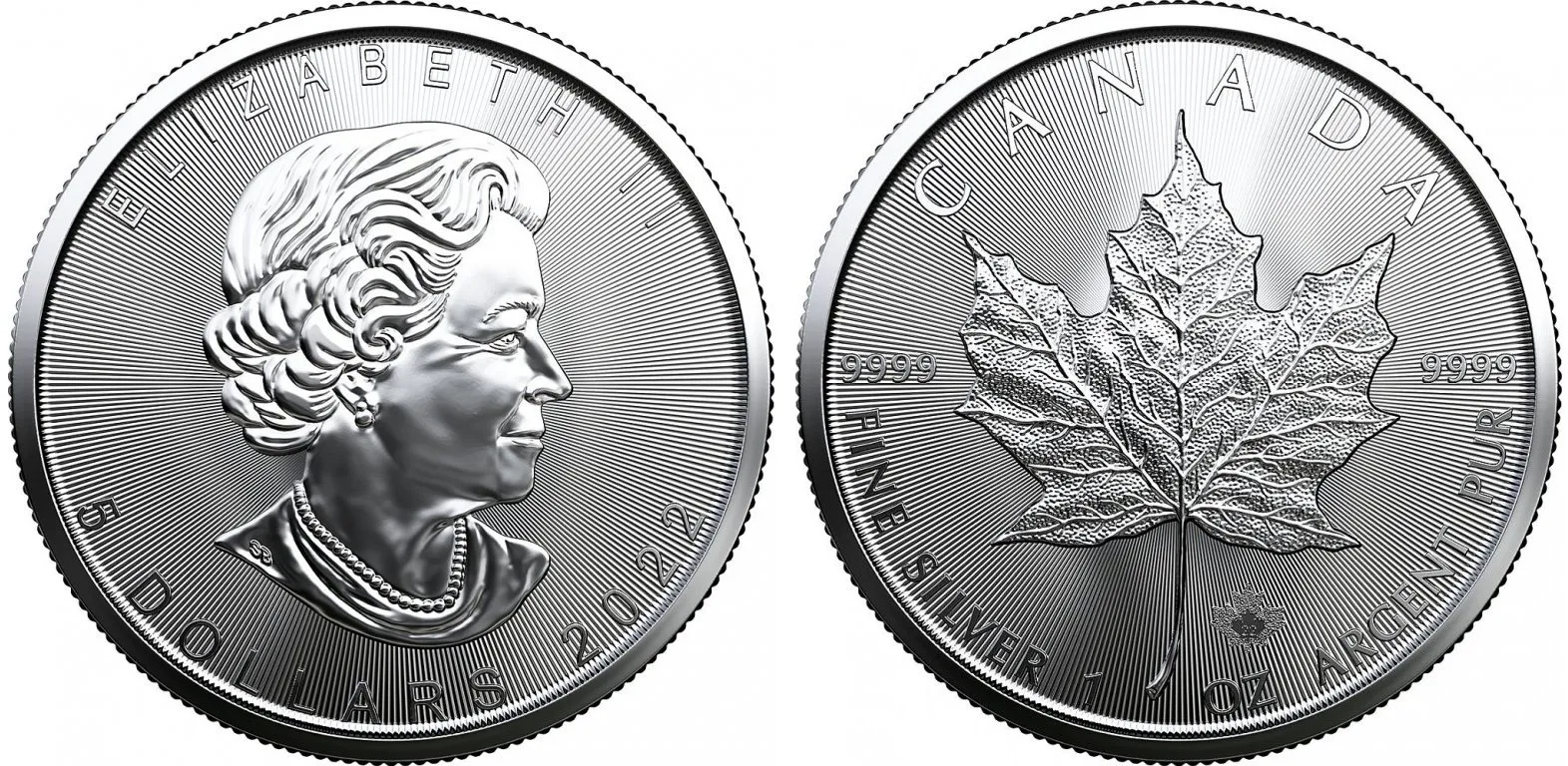Kanada, 5 Dollars 2022 - Maple Leaf