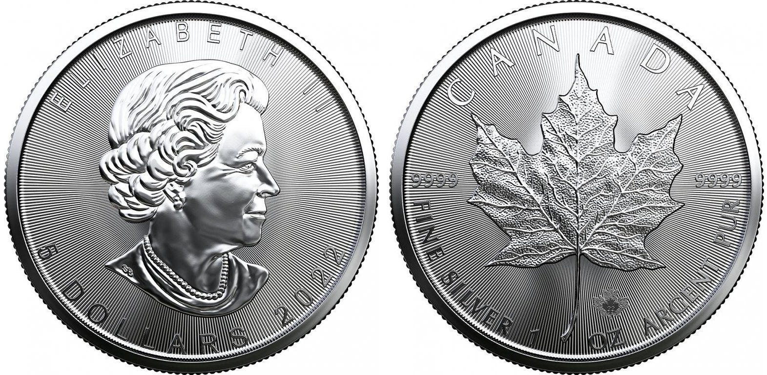 Kanada, 5 Dollars 2022 - Maple Leaf
