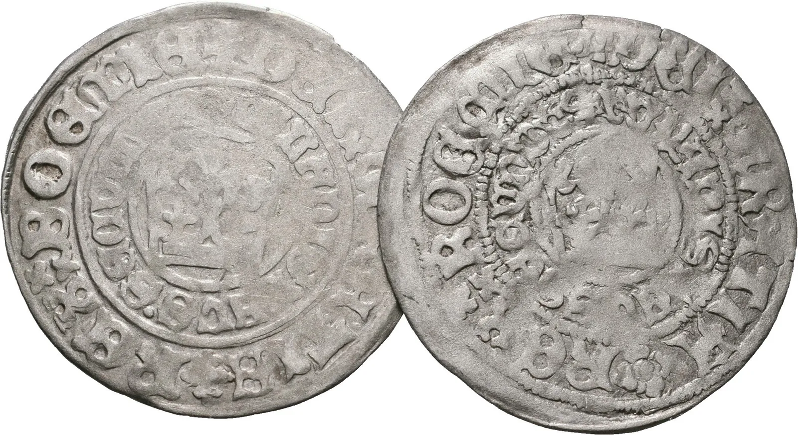 Vladislav II. Jagellonský, Pražský groš, 2 ks