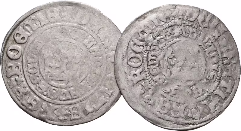 Vladislav II. Jagellonský, Pražský groš, 2 ks