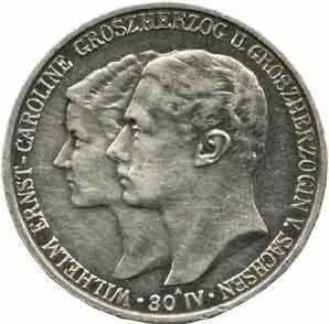 Sasko - Výmar - Eisenach, Wilhelm Ernst, 1901 - 1918 — 1
